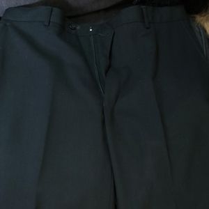 Material London flat front dress pants